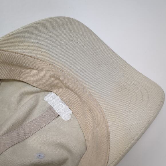 HUF Slideback Baseball Cap Beige One Size Adjustable Embroidered 6 Panel - Picture 8 of 10